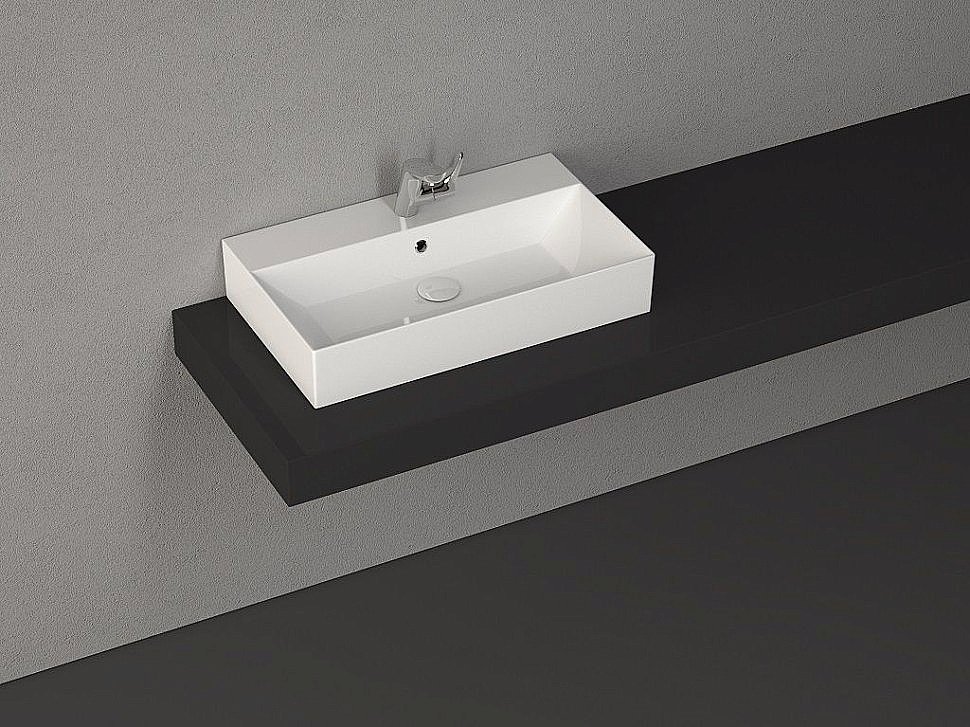 Раковина ISVEA SistemaZ Frame 70 10SF50070SV белая купить в интернет-магазине Sanbest