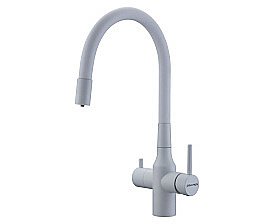 Смеситель для кухни Paulmark Salix Sa213419-WH белый матовый купить в интернет-магазине сантехники Sanbest