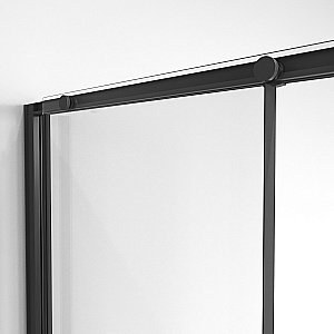 Душевой уголок Niagara Nova NG-84-12AB/NG-A90B-34 120х90 стекло прозрачное/профиль черный матовый купить в интернет-магазине Sanbest