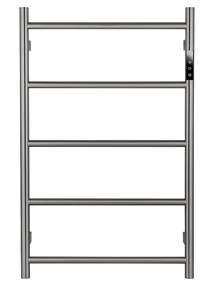 Полотенцесушитель электрический WONZON & WOGHAND BONN, Брашированный никель (WW-AL405-BR) купить в интернет-магазине сантехники Sanbest