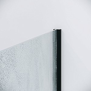 Душевая дверь Niagara Nova 110 NG-84-L11CHB профиль черный матовый/стекло шиншилла купить в интернет-магазине Sanbest