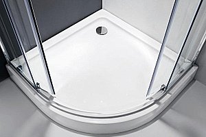 Душевой уголок Cezares Molveno 100x100 MOLVENO-R-2-100-C-Cr-IV стекло прозрачное/профиль хром купить в интернет-магазине Sanbest