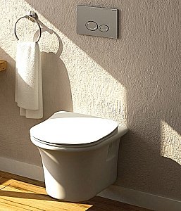 Унитаз подвесной CREAVIT MOON MO320-11CB00E белый купить в интернет-магазине Sanbest