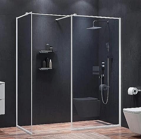 Душевое ограждение Iddis Slide Walk-in SLI8WS0i23 1000 белое купить в интернет-магазине Sanbest