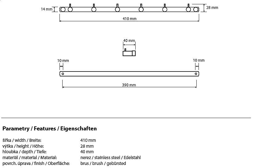 Крючок Bemeta Neo 104606115 купить в интернет-магазине сантехники Sanbest