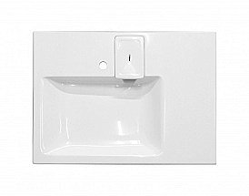 Раковина Эстет Рига 80 белая левая купить в интернет-магазине сантехники Sanbest