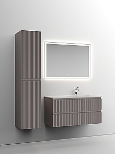 Тумба с раковиной Sancos SNOB T SNT100SM L/R 100 Doha Soft для ванной в интернет-магазине Sanbest