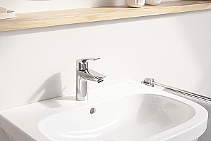 Смеситель для раковины GROHE Eurosmart 23456003 хром купить в интернет-магазине сантехники Sanbest