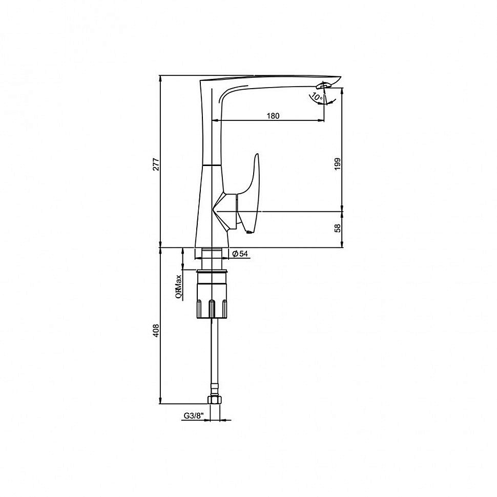 Смеситель для кухни PAINI Verona VRCR572KM хром купить в интернет-магазине сантехники Sanbest