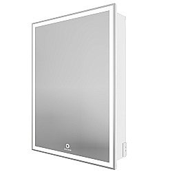 Зеркальный шкаф Grossman Меркадо 60 206018 белый купить в интернет-магазине сантехники Sanbest