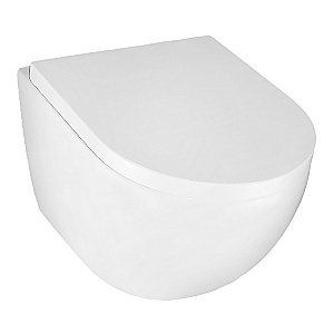 Унитаз подвесной Azario ORMI 4551+AZ-0253VD с инсталляцией Loranto безободковый, смыв торнадо, с сиденьем микролифт, белый купить в интернет-магазине Sanbest