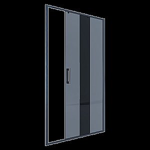 Душевая дверь Alex Baitler 150 AB64B150 стекло тонированное/профиль черный матовый купить в интернет-магазине Sanbest