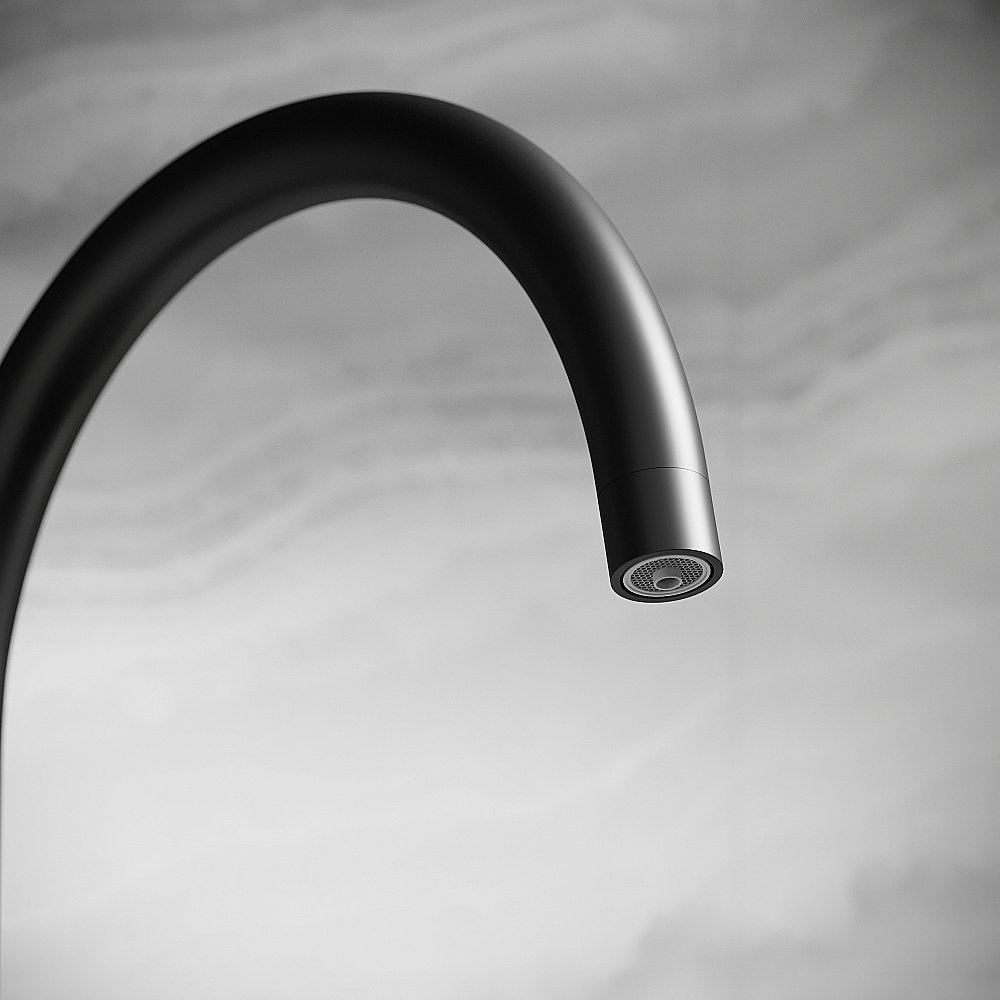 Смеситель для кухни Sancos Taper SC4012MB черный матовый купить в интернет-магазине сантехники Sanbest