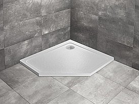 Душевой поддон Radaway Doros PT E 100x90 S белый купить в интернет-магазине Sanbest