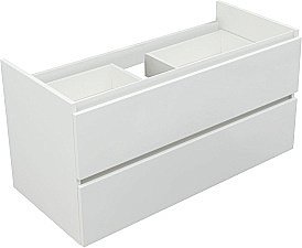 Тумба для раковины Aquanet Вега 100 316655 белая глянец купить в интернет-магазине сантехники Sanbest