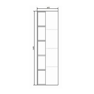 Пенал Comforty Турин 45 для ванной в интернет-магазине сантехники Sanbest