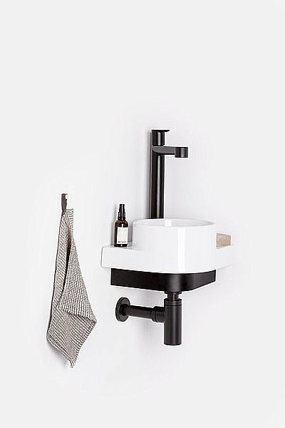 Раковина подвесная Ravak YARD 28 C белая/консоль хромированная купить в интернет-магазине Sanbest