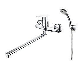 Смеситель для ванны Milardo Horizont HORSB02M10 хром купить в интернет-магазине сантехники Sanbest