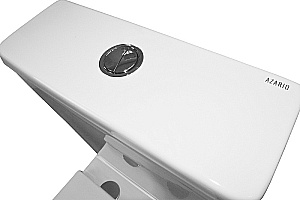 Унитаз напольный Azario Vetro AZ-2149-UQ1 белый, безободковый, с бачком, с крышкой микролифт купить в интернет-магазине Sanbest