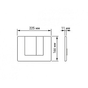 Кнопка для инсталляции Berges NOVUM S8 40048 бронза купить в интернет-магазине сантехники Sanbest