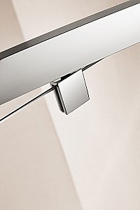 Душевой уголок Cezares Eco 90х90 ECO-A-2-90-P-Cr стекло матовое рифленое/профиль хром купить в интернет-магазине Sanbest