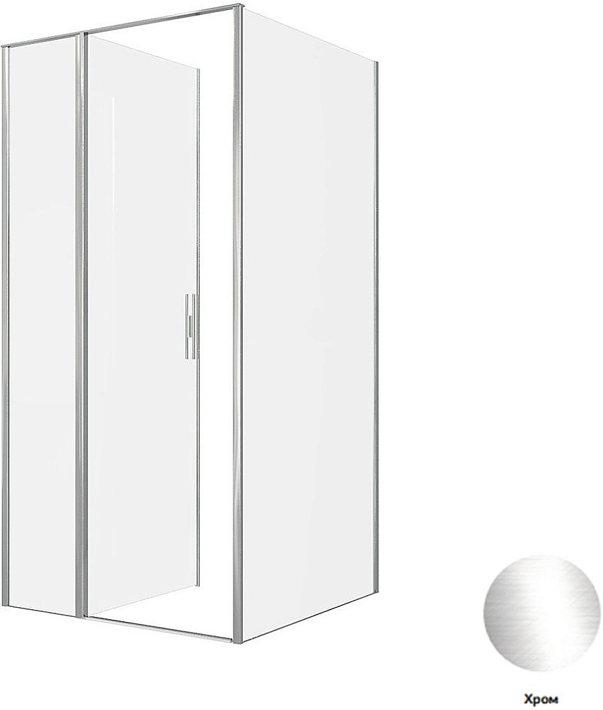 Душевой уголок Allen Brau Priority 100x100 3.31028.00 + 3.31046.00 прозрачный/хром купить в интернет-магазине Sanbest