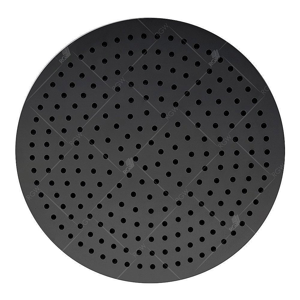 Верхний душ RGW Shower Panels SP-81B 3D 400 мм Черный купить в интернет-магазине сантехники Sanbest