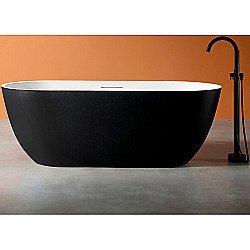 Ванна Abber Frankfurt 170x75 AM9941BW черно-белая матовая купить в интернет-магазине Sanbest