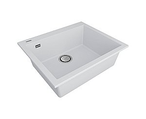 Кухонная мойка Paulmark Decoration 60 PM936051-WH белая матовая купить в интернет-магазине сантехники Sanbest