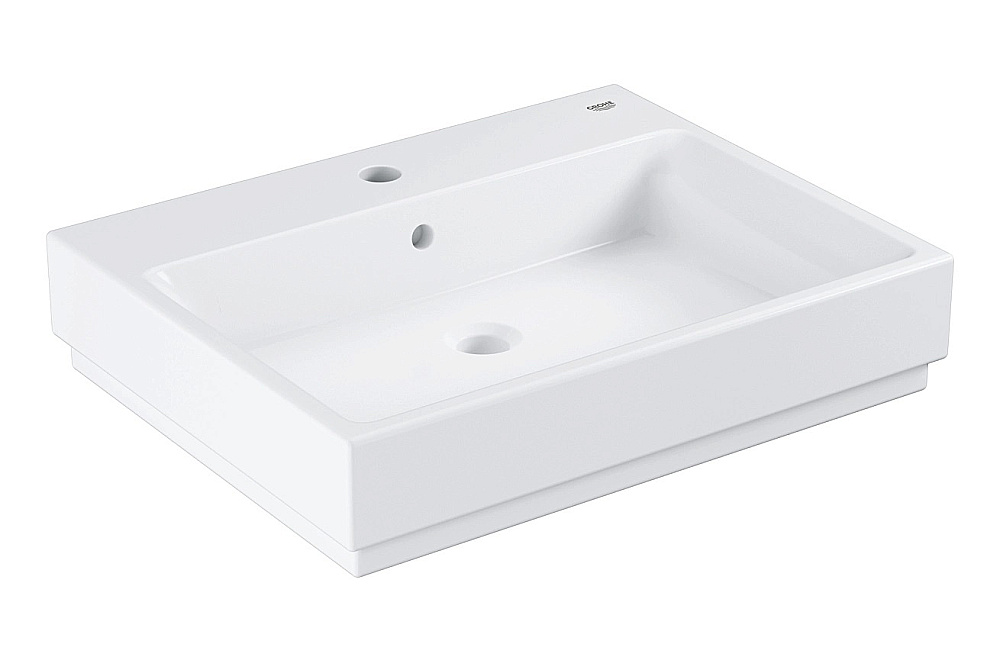 Раковина накладная Grohe Cube Ceramic 60 3947700H белая купить в интернет-магазине Sanbest