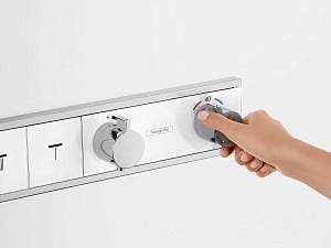 Термостат для душа Hansgrohe RainSelect 15357600 купить в интернет-магазине сантехники Sanbest