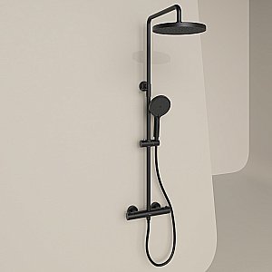 Душевая система Sancos Teo SC11001MB черный матовый купить в интернет-магазине сантехники Sanbest