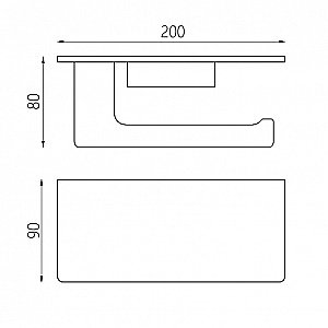 Держатель для туалетной бумаги ABBER Funktion AA1130 хром купить в интернет-магазине сантехники Sanbest