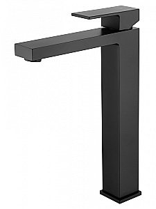 Смеситель для раковины высокий WONZON & WOGHAND CUBE, Черный матовый (WW-88239016-MB) купить в интернет-магазине сантехники Sanbest