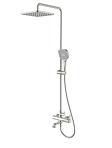 Душевая система Wonzon & Woghand Tetra WW-841214-BN брашированный никель купить в интернет-магазине сантехники Sanbest