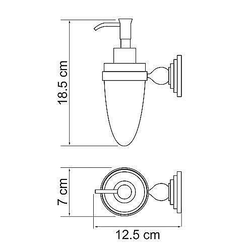 Диспенсер настенный WasserKRAFT Ammer К-7099 купить в интернет-магазине сантехники Sanbest