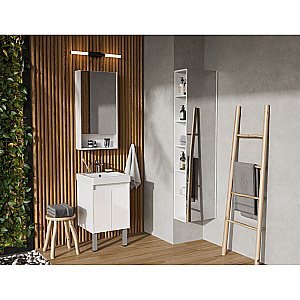 Тумба с раковиной Акватон Сканди Doors 45 белая для ванной в интернет-магазине Sanbest