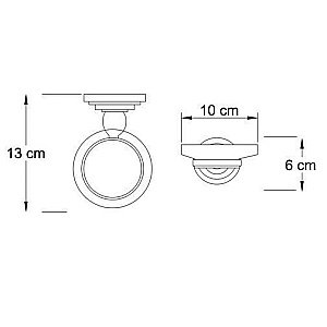 Мыльница стеклянная WasserKRAFT Isar К-7329 купить в интернет-магазине сантехники Sanbest