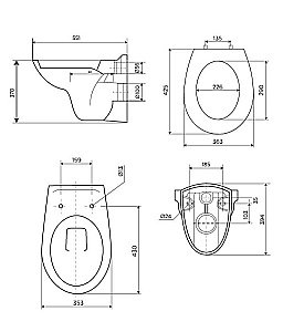 Унитаз с инсталляцией Pestan Fluenta Basic SET40006460AС с крышкой микролифт купить в интернет-магазине Sanbest