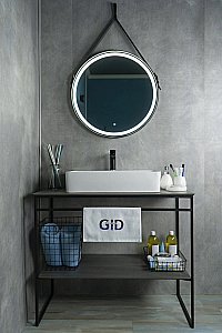 Раковина накладная Gid Geometrico 60 N9256 51172 белая купить в интернет-магазине Sanbest