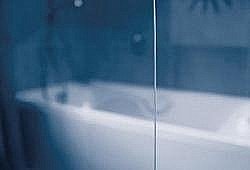 Шторка для ванной Ravak Supernova AVDP3 180 сатин+транспарент купить в интернет-магазине сантехники Sanbest