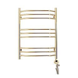Полотенцесушитель электрический Domoterm Лаура П9 500x700 E золото купить в интернет-магазине сантехники Sanbest
