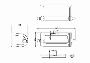 Держатель для туалетной бумаги Arcade ARCA5 CHR хром купить в интернет-магазине сантехники Sanbest