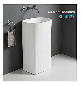 Напольная раковина SantiLine 49 SL-4027 белая купить в интернет-магазине Sanbest