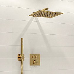 Душевая система WasserKRAFT Sauer A7148.183.261.280.197.281 Thermo золото купить в интернет-магазине сантехники Sanbest