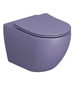 Унитаз подвесной Grossman Color GR-4411LIMS матовый фиолетовый купить в интернет-магазине Sanbest