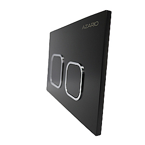 Кнопка для инсталляции Azario NEW-TS AZ-ABS-002-B черная матовая купить в интернет-магазине сантехники Sanbest