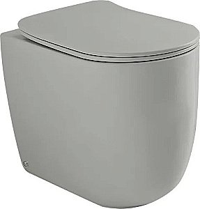 Унитаз приставной Kerasan Nolita 5318 Светло Серый, безободковый купить в интернет-магазине Sanbest