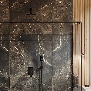 Смеситель для души Omnires Baretti BA7835BL черный купить в интернет-магазине сантехники Sanbest