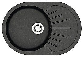 Кухонная мойка Azario Flora 73х45 CS00079913 черная матовая купить в интернет-магазине сантехники Sanbest